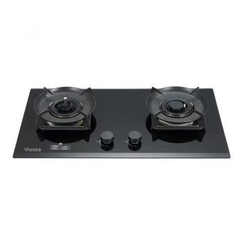 Safe Dual-Burner Anti-Dry-Burning Gas Stove